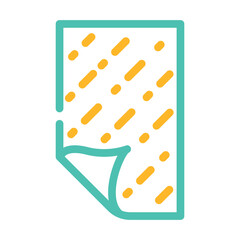 floormat living room color icon vector illustration