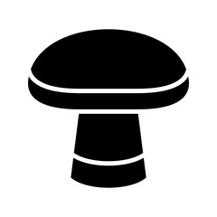 mushroom icon or logo isolated sign symbol vector illustration - high quality black style vector icons
