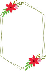 Floral Frame Illustration