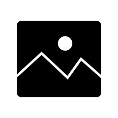 picture icon or logo isolated sign symbol vector illustration - high quality black style vector icons
