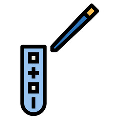 blood test filled outline icon style