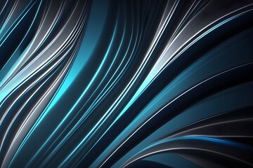 Blue swirl lines background, AI generated