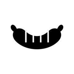sausage icon or logo isolated sign symbol vector illustration - high quality black style vector icons
