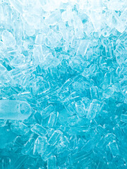 Ice cubes background, ice cube texture or background It makes me feel fresh and feel good, In the summer, ice and cold drinks will make us feel relaxed, Made for beverage or refreshment business.