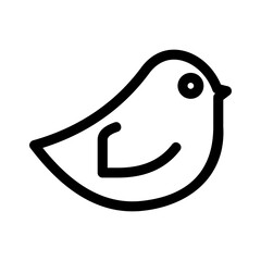 bird icon or logo isolated sign symbol vector illustration - high quality black style vector icons
