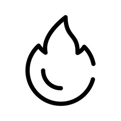 Fire Icon Vector Symbol Design Illustration