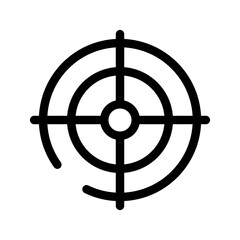Fototapeta premium Target Icon Vector Symbol Design Illustration