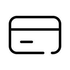 Fototapeta premium Credit Card Icon Vector Symbol Design Illustration