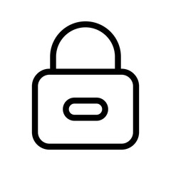 Lock Icon Vector Symbol Design Illustration