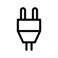 Electric Plug Icon Vector Symbol Design Illustration