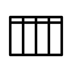 Spreadsheet Icon Vector Symbol Design Illustration