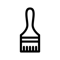 Paintbrush Icon Vector Symbol Design Illustration