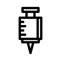 injection icon or logo isolated sign symbol vector illustration - high quality black style vector icons
