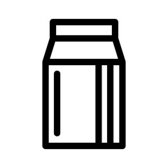 milk icon or logo isolated sign symbol vector illustration - high quality black style vector icons
