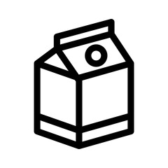 milk icon or logo isolated sign symbol vector illustration - high quality black style vector icons
