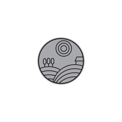 Nature and mountains illustration design.