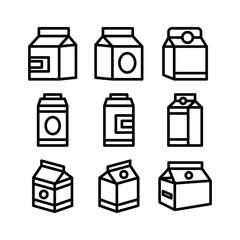 milk icon or logo isolated sign symbol vector illustration - high quality black style vector icons
