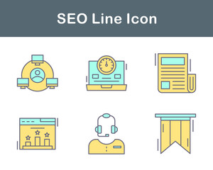 SEO Vector Icon Set