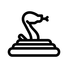 snake icon or logo isolated sign symbol vector illustration - high quality black style vector icons
