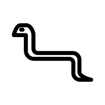 snake icon or logo isolated sign symbol vector illustration - high quality black style vector icons
