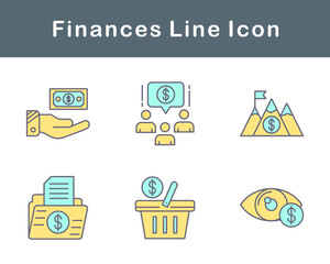 Finances Vector Icon Set