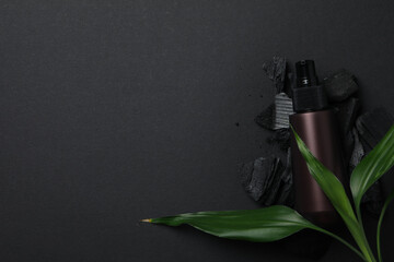 Beauty and skin care, cosmetic and charcoal