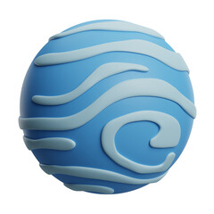 neptune 3d illustration © adin