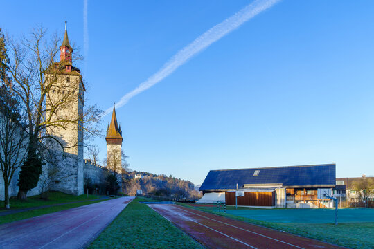 Old city walls (Musegg), in Lucerne