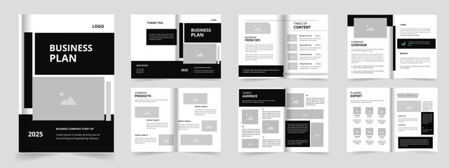Business Plan Brochure, Business Plan for your business, brochure design template