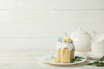 Concept of Easter, spring holy holiday concept, space for text