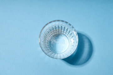 Concept of thirst and freshness, fresh water