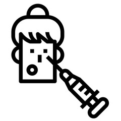 injection line icon style