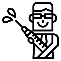 injection line icon style