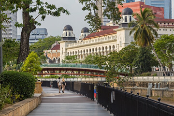 Fototapeta premium River of life walk in Kuala Lumpur Malaysia