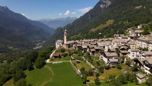 Soglio by Drone