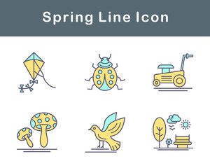 Spring Vector Icon Set