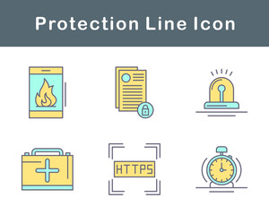 Protection Vector Icon Set