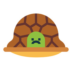 turtle flat icon style