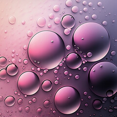Water droplets view thirsty concept
