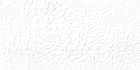 Crumpled white paper texture pattern. Rough grunge old blank. Vector abstract background.