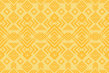 Ethnic fabric pattern Designed from geometric shapes Ethnic Asian style fabric pattern Used for home decoration, carpet work, 
