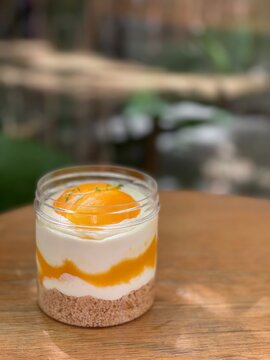 Mayong chid plango cheese pie, Thailand cafe menu sweet fruit 