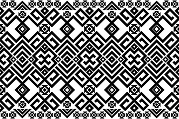 Seamless oriental geometric ethnic pattern for background or wallpaper. Carpet
