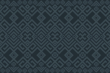 Ethnic fabric pattern Designed from geometric shapes Ethnic Asian style fabric pattern Used for home decoration carpet work

