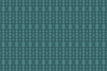Ethnic fabric pattern Designed from geometric shapes Ethnic Asian style fabric pattern Used for home decoration, carpet work, 