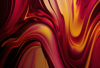 Red Marble Texture Background, Abstract Watercolor Artistic Backdrop, Generative AI
