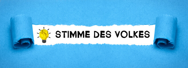 Stimme des Volkes