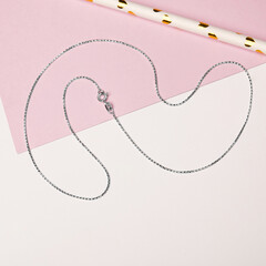 Elegant jewelry set. Jewellery set with gemstones. Jewelry accessories collage. Product still life concept. Ring, necklace and earrings.