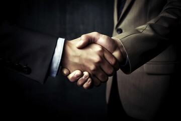 Handshake, business deal people (Ai generated)