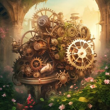 Steampunk City Heart